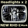 View Item Toyota Hilux Mk4 Crystal Headlight Upgrade (Pair) with E Mark